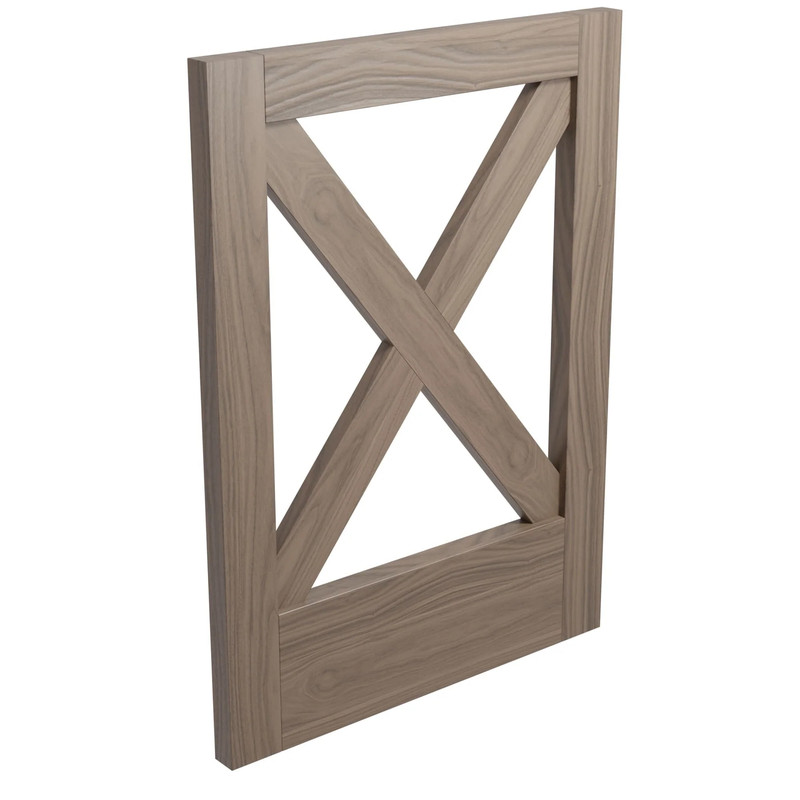 Trimmable Island End Panel - Species:Walnut - Size:1-1/2" x 25" x 34-1/2"